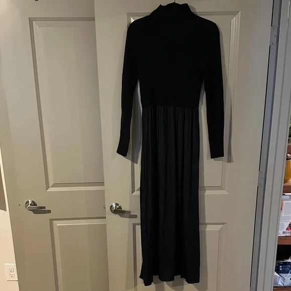 Anthropologie Black Long Sleeve Dress - Picture 2 of 5